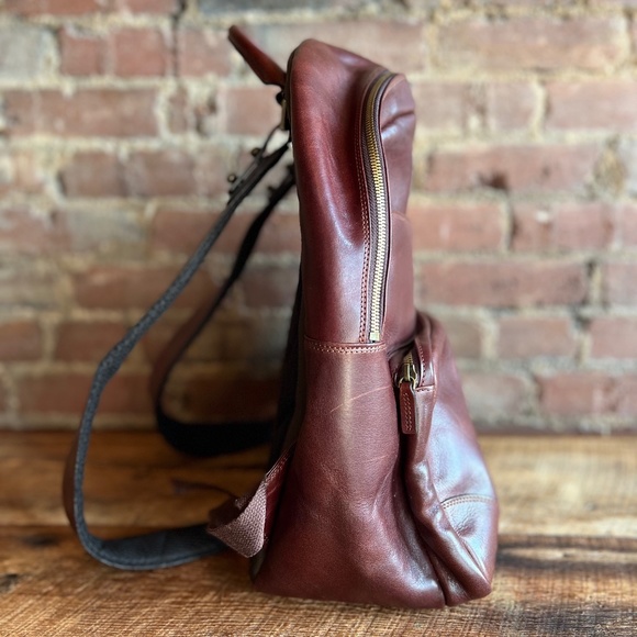 Bosca Dolce Leather Backpack - Picture 6 of 6